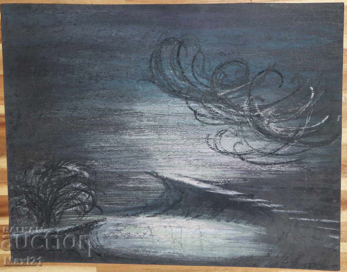 Pictură guaj scenografie cu preț 120.00 BGN | € 61.36