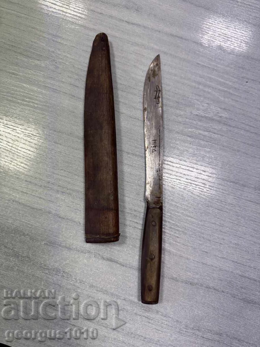 Аукцион Стар буйновски нож с кания №7466 Аукцион Стар буйновски нож с кания №7466