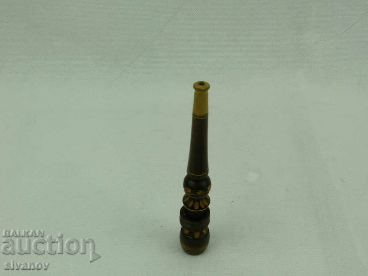 Interesantă pipă veche de lemn pentru țigări #2496 - 6 Interesantă pipă veche de lemn pentru țigări #2496 - 6