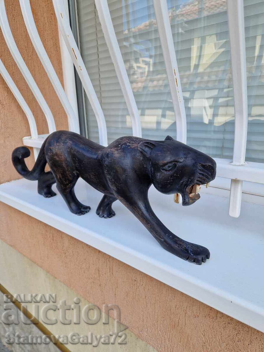 Livrarea Figură statuetă antică din lemn, superbă și enormă