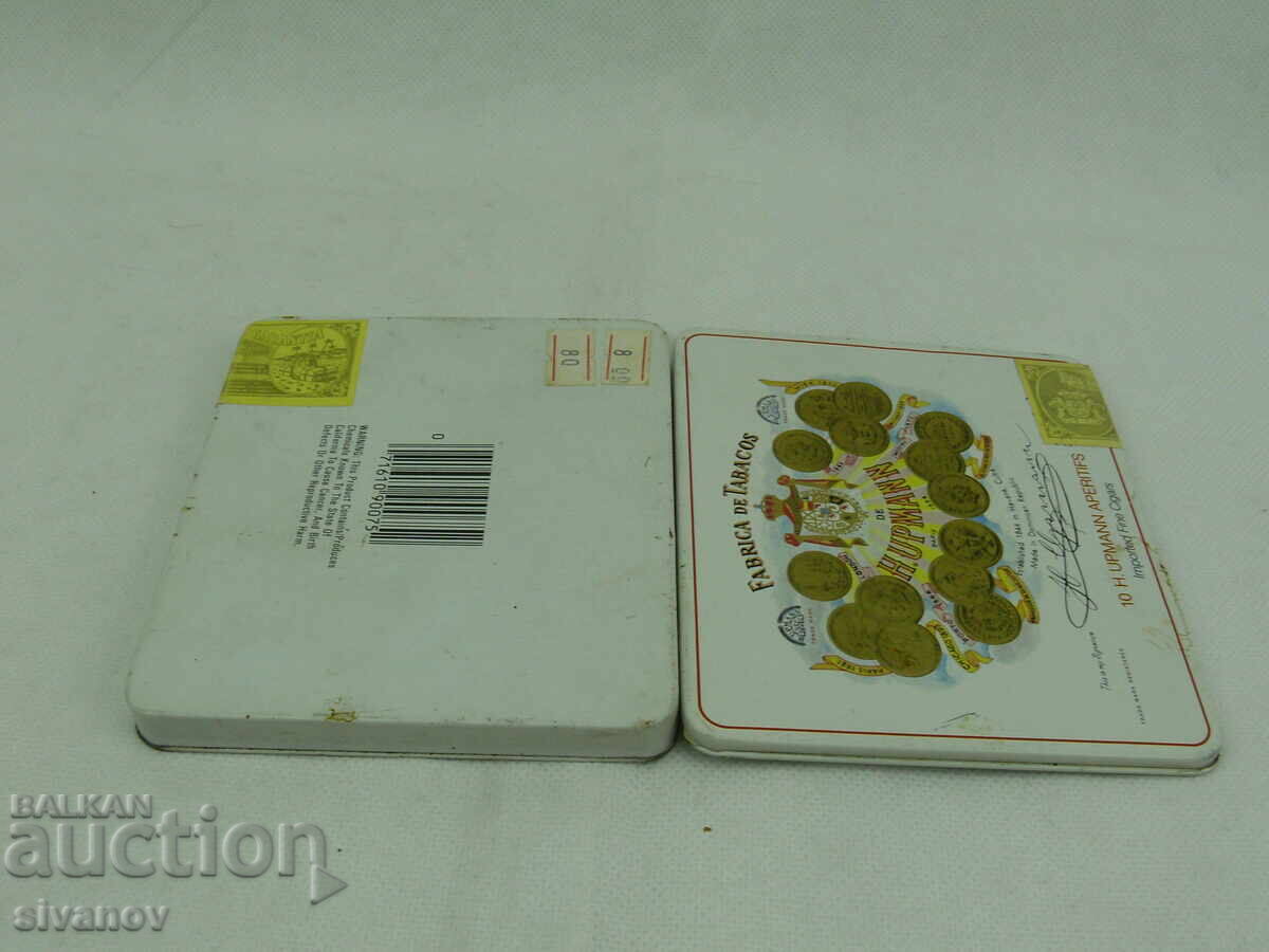 Παλιό μεταλλικό κουτί πούρων H. Upmann Aperitifs #2497 - 5