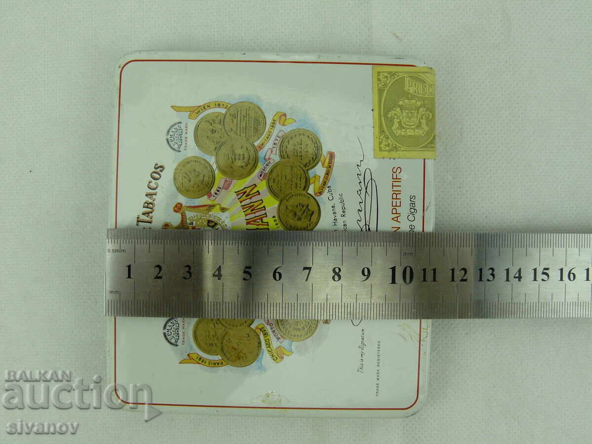 Παλιό μεταλλικό κουτί πούρων H. Upmann Aperitifs #2497 - 7