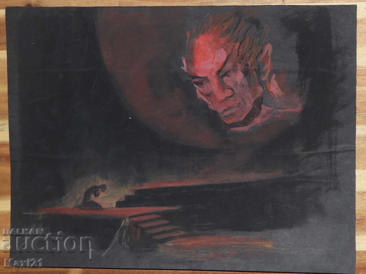 Licitație Tablou guaș decor de scenă