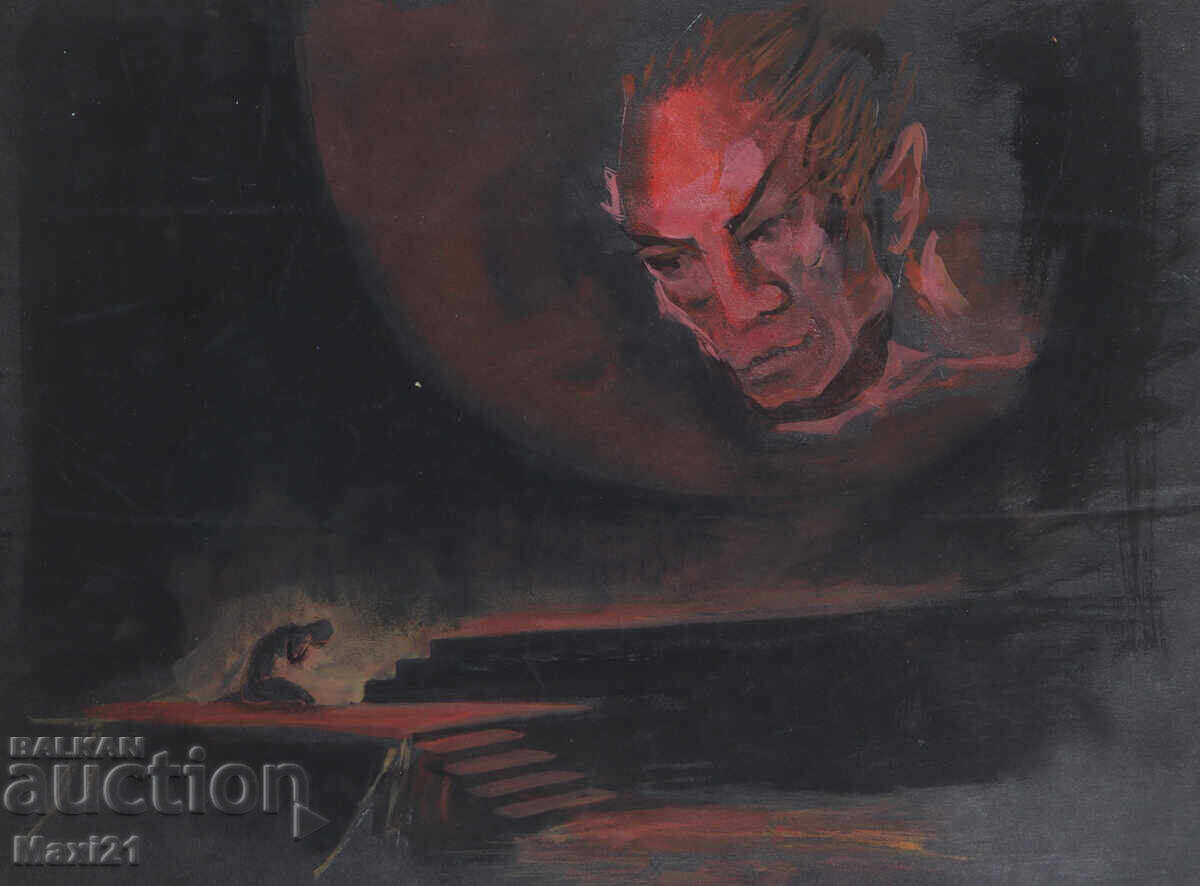 Tablou guaș decor de scenă