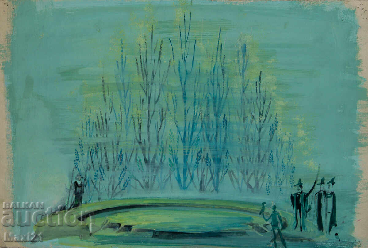 Tablou guaș scenografie decor