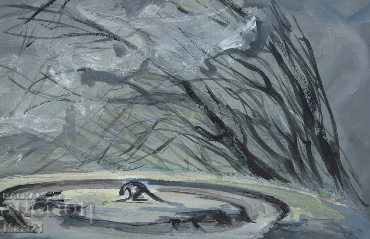 Γκουάς ζωγραφική σκηνογραφία διακόσμηση - 5