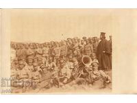 RARĂ FOTOGRAFIE VECHE MILITARĂ - 9 PLOTON DE INFANTERIE PLOVDIV / PREOT