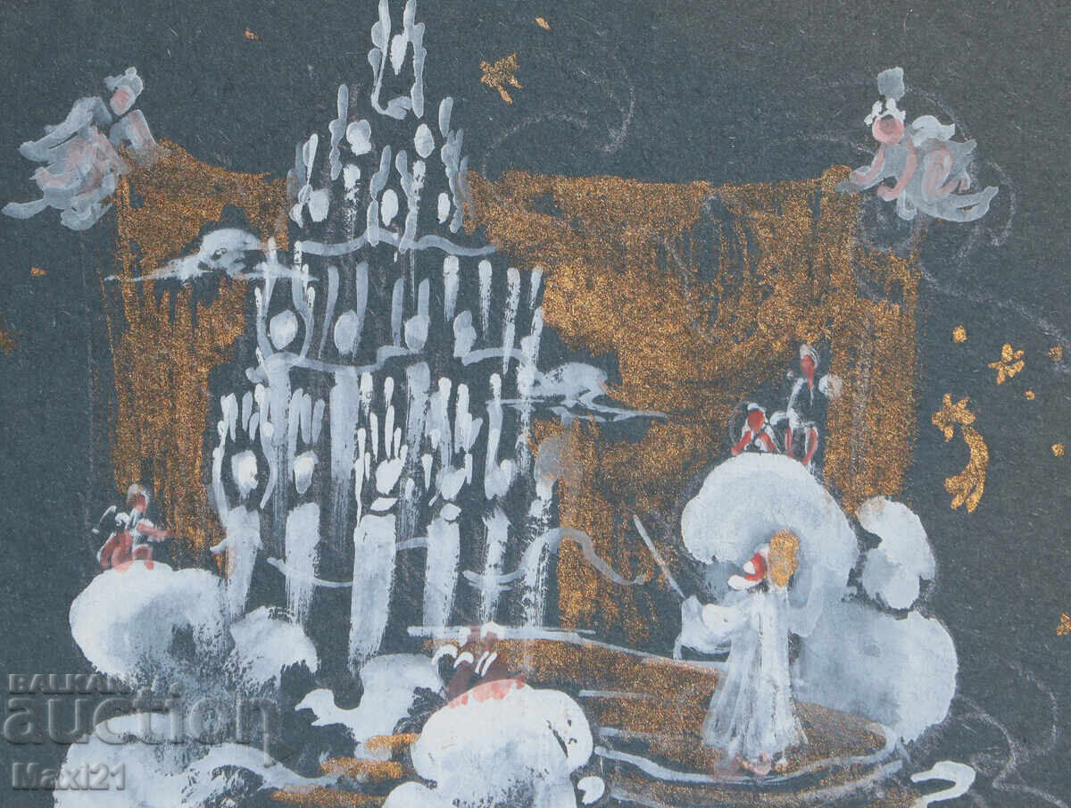 Доставка на Картина гваш сценография