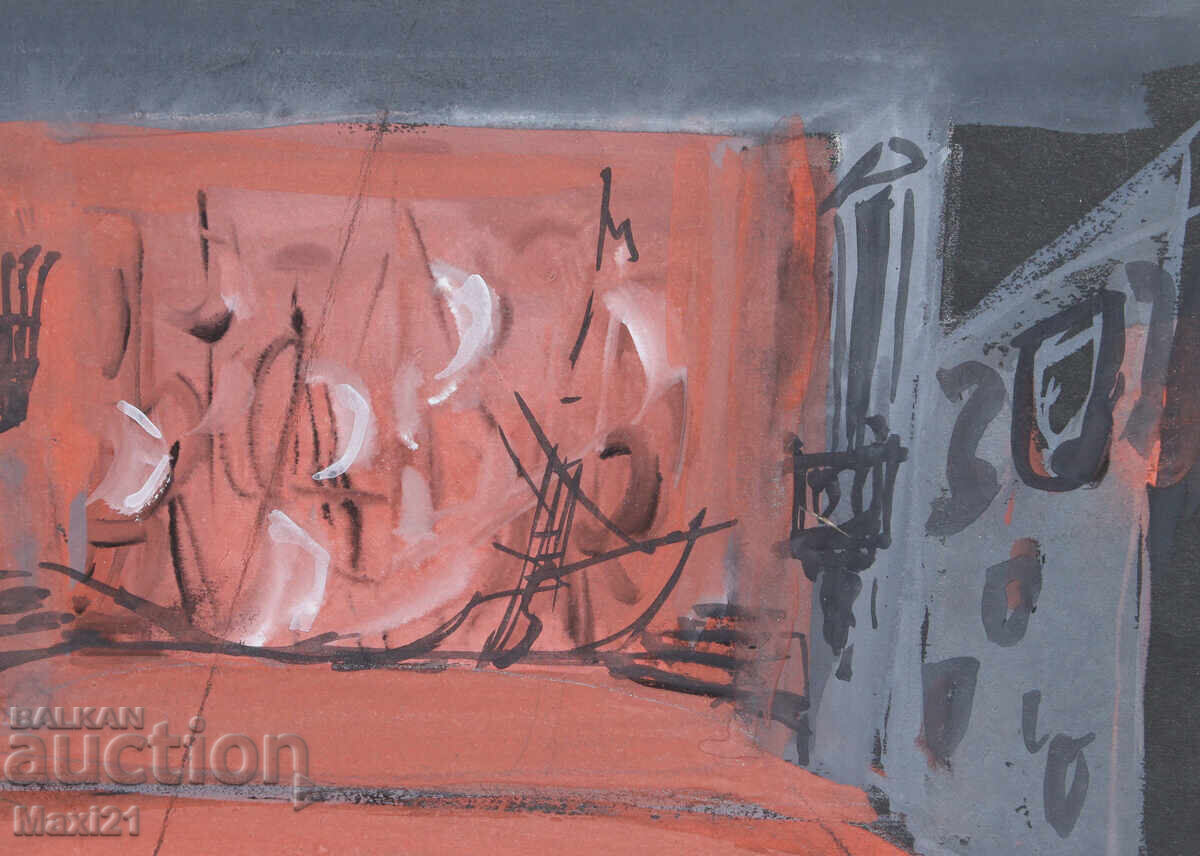 Γκουάς ζωγραφική σκηνογραφία διακόσμηση - 5