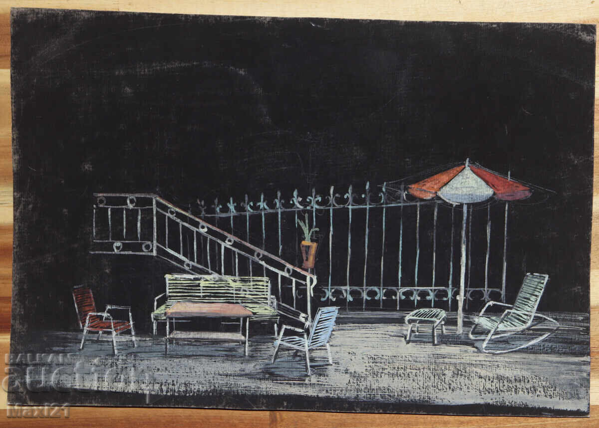 Tablou guaș scenografie decor cu preț 120.00 BGN | € 61.36 Tablou guaș scenografie decor cu preț 120.00 BGN | € 61.36