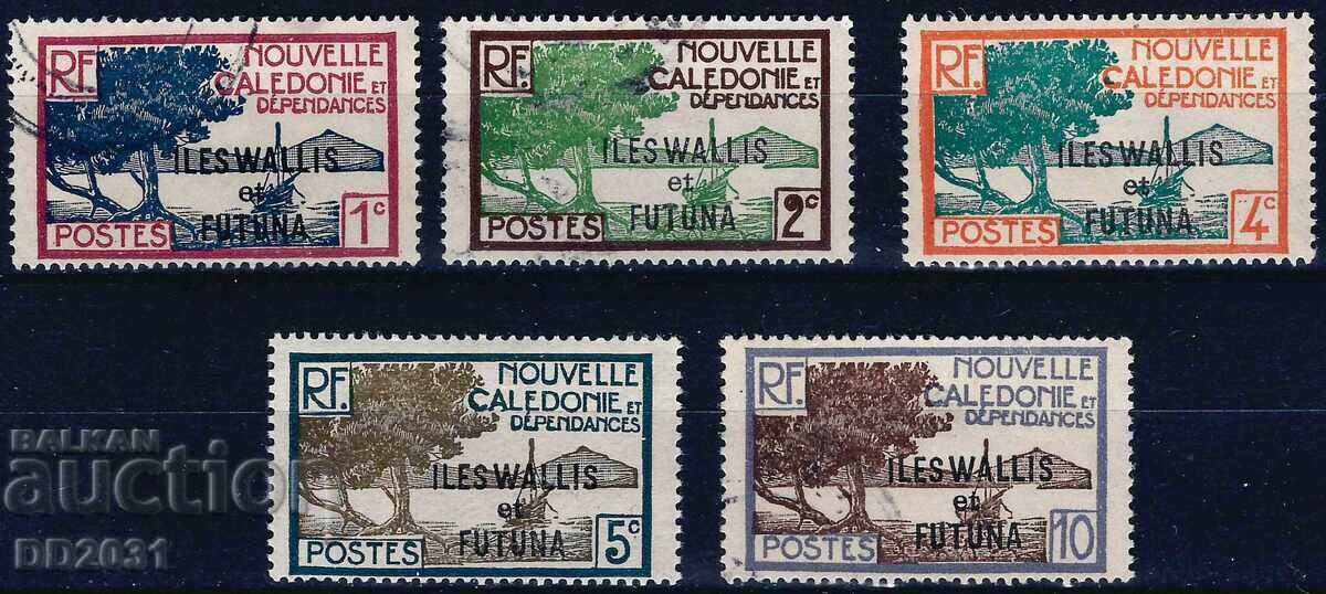 Wallis and Futuna 1930 - Boat Views