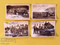 Old military photos, 4 pieces