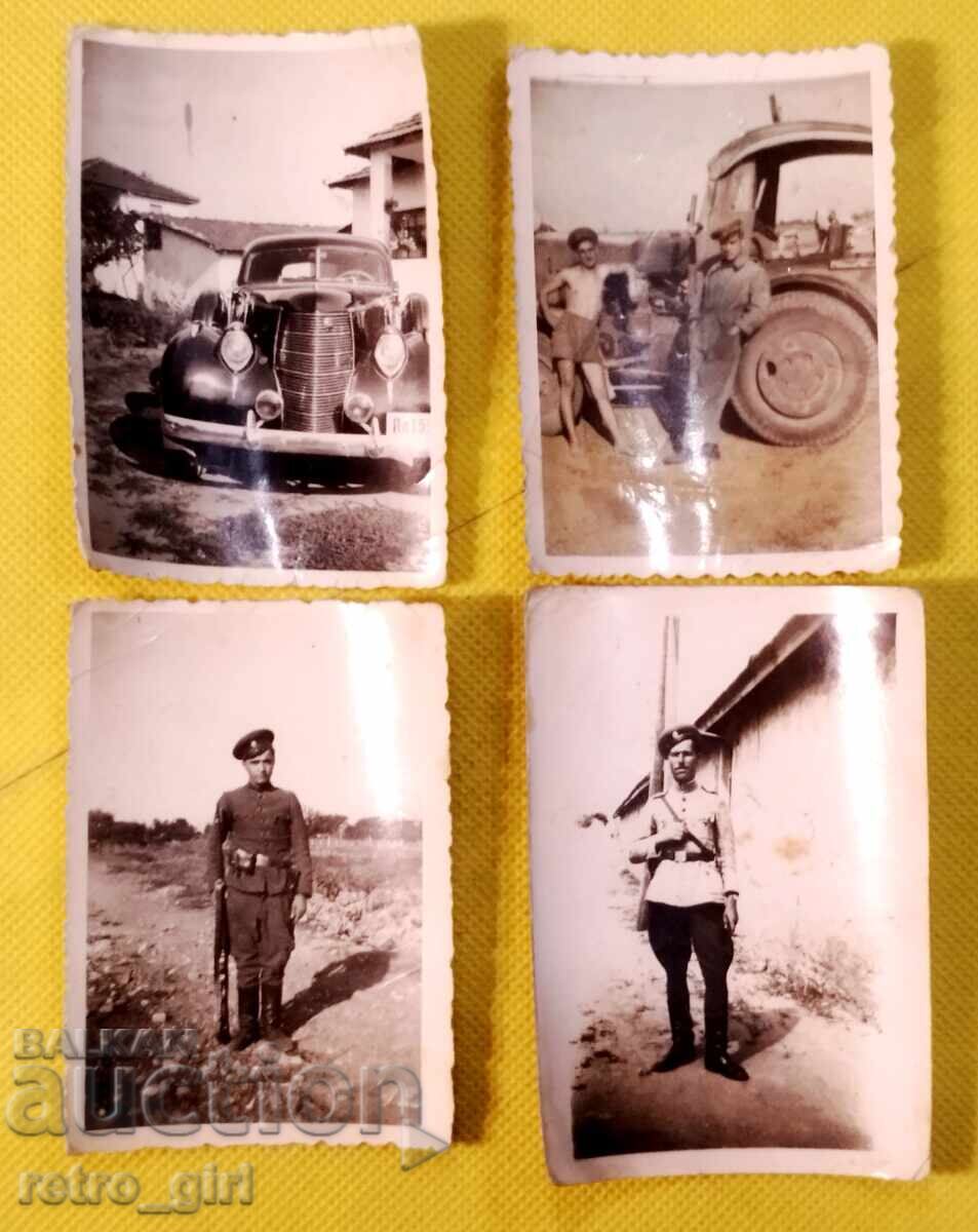 Old military photos, 4 pieces
