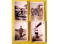 Old military photos, 4 pieces