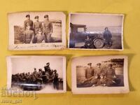 Old military photos, 4 pieces