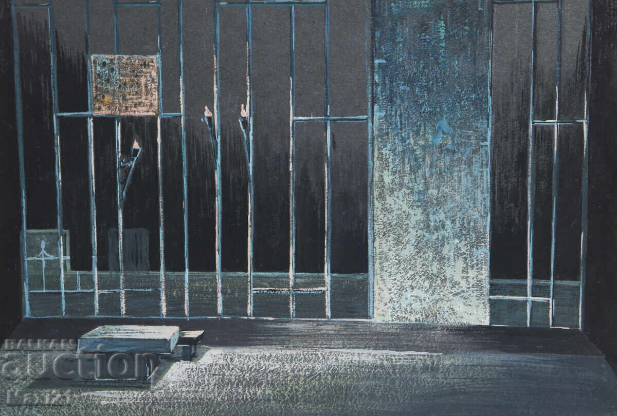 Γκουάς ζωγραφική σκηνογραφία διακόσμηση