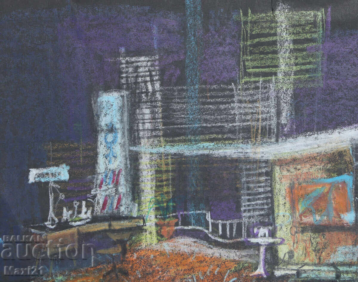 Доставка на Картина пастел сценография декор