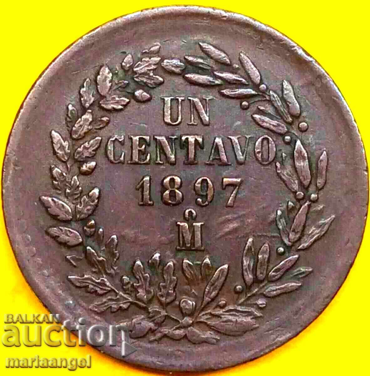 Mexico 1 centavo 1897 - 7