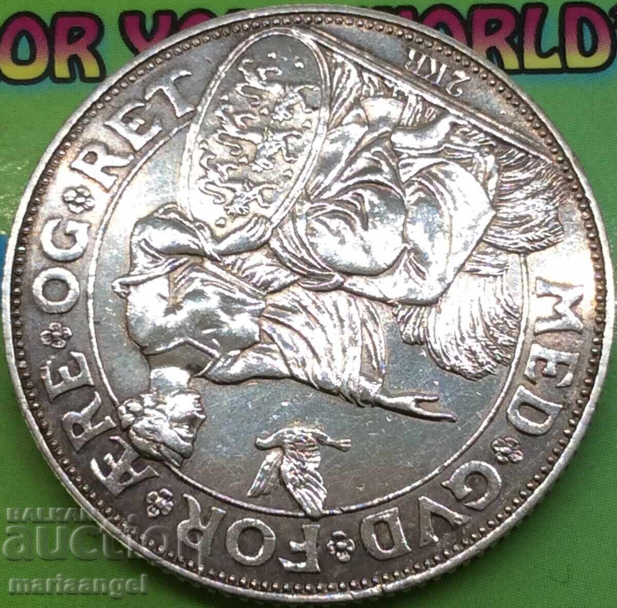 Delivery of 2 Kroner 1903 Denmark Christian IX Silver
