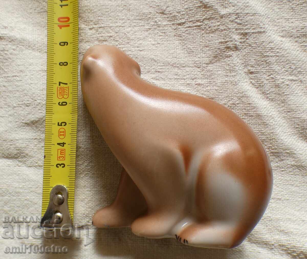 Figurină Urs vechi porțelan bulgăresc - 7