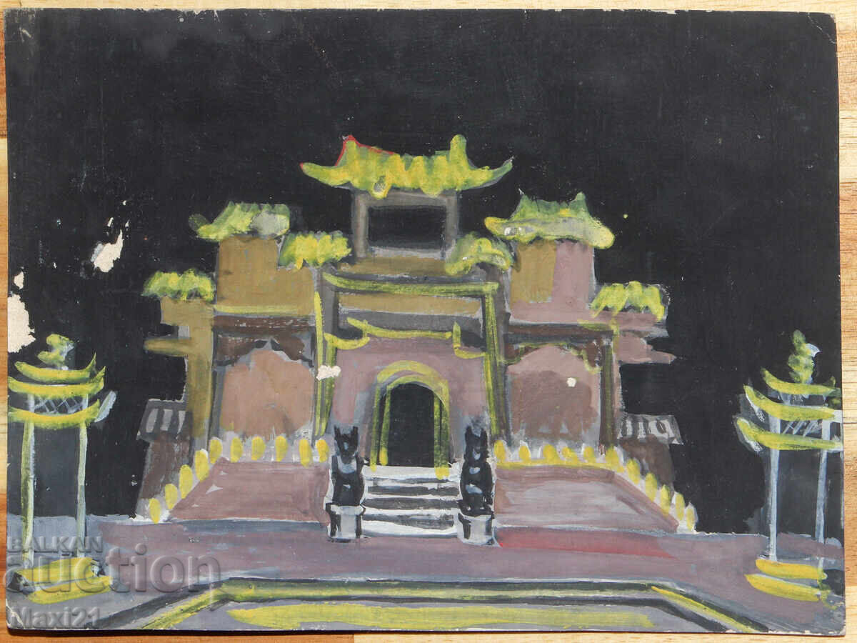 Tablou guaș scenografie decor cu preț 120.00 BGN | € 61.36