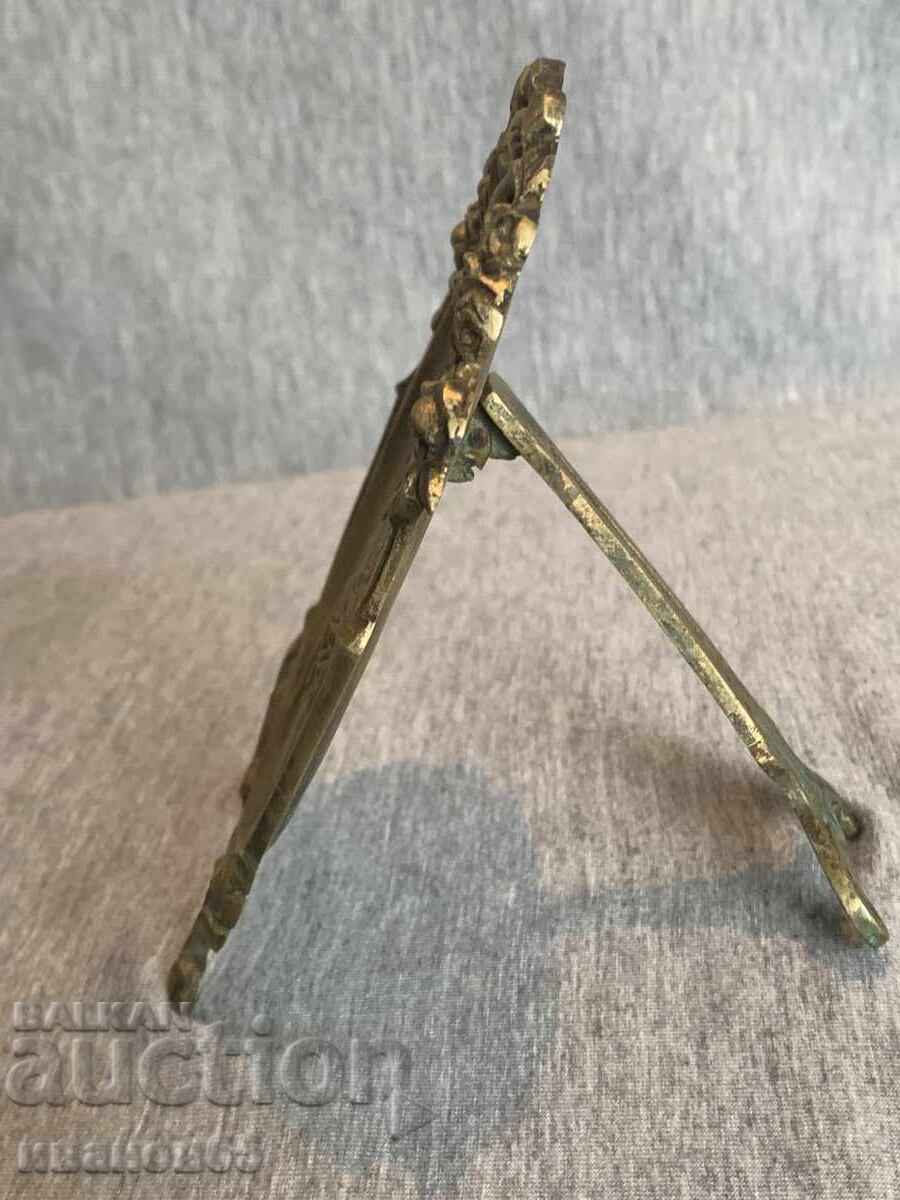 Delivery of Antique Icon - Saint Thérèse of the Child Jesus, Brass Delivery of Antique Icon - Saint Thérèse of the Child Jesus, Brass