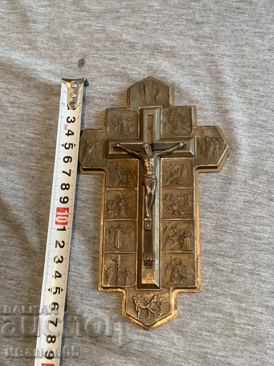 Παλαιό επιτοίχιο σταυρό, που απεικονίζει τον Δρόμο του Σταυρού - 6 Παλαιό επιτοίχιο σταυρό, που απεικονίζει τον Δρόμο του Σταυρού - 6