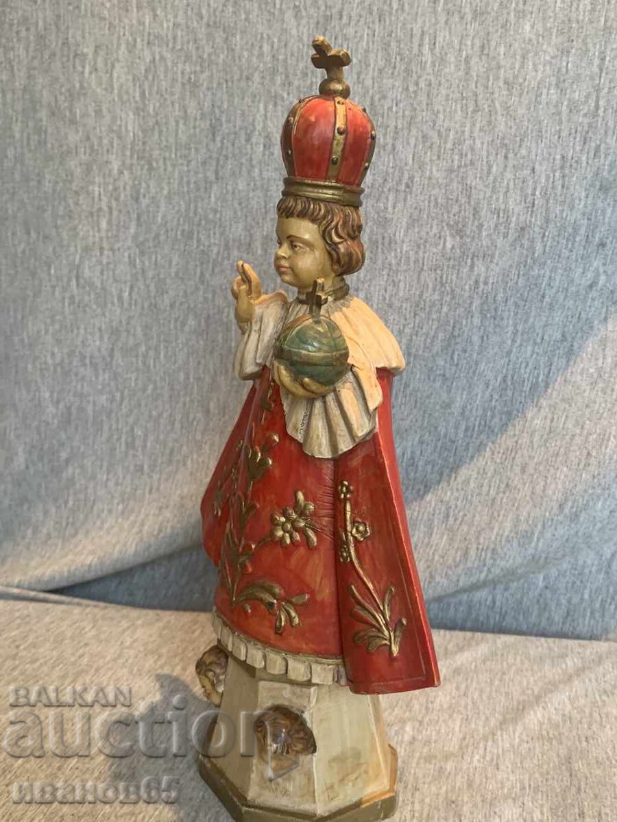 Old Italian statuette of the Infant Jesus of Prague with price 80.00 BGN | € 40.90 Old Italian statuette of the Infant Jesus of Prague with price 80.00 BGN | € 40.90