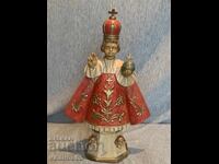 Old Italian statuette of the Infant Jesus of Prague