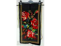 МНОГО СТАРА РЪЧНО БРОДИРАНА СЪРМЕНА ПРЕСТИЛКА СЪРМА