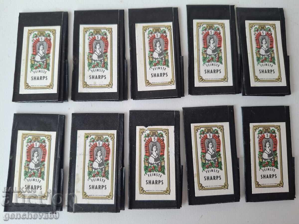 Ace vintage pentru cusut „SHARPS” 250 buc. Cehoslovacia