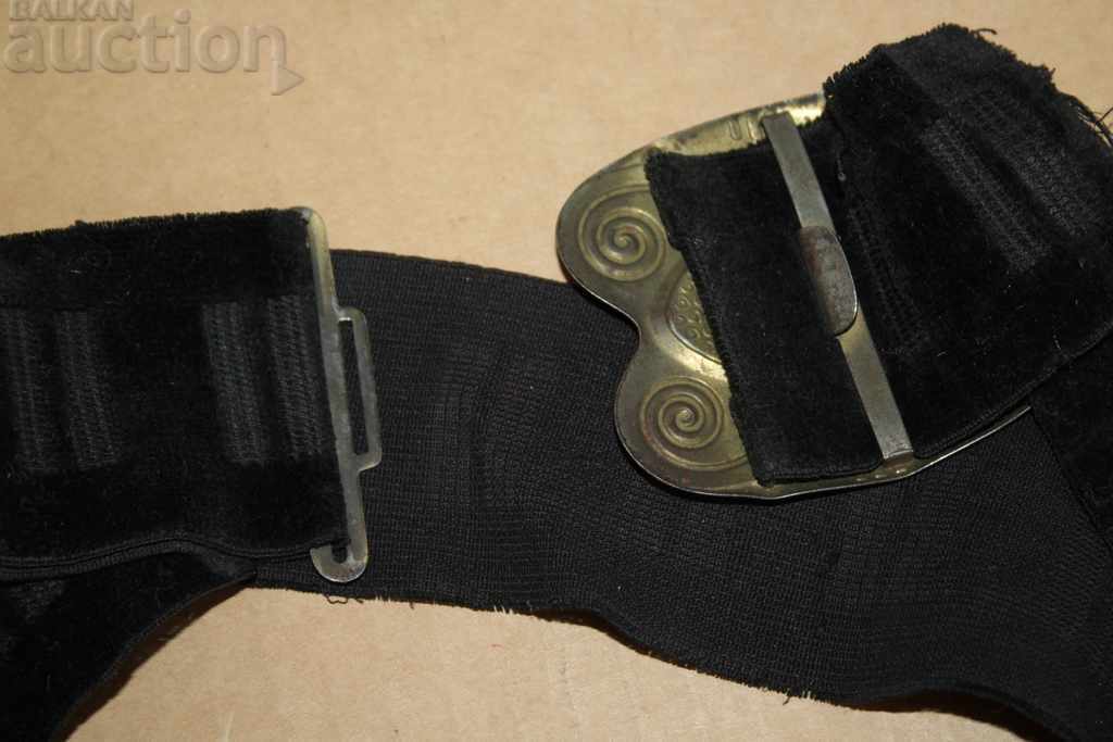 Early 20th Century City Belt Costume Buckle Paphian - 6