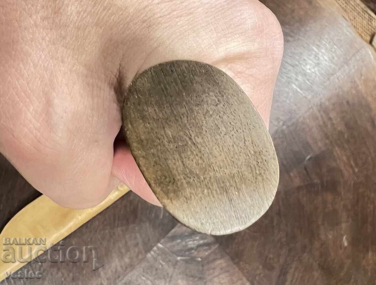 Rare Hunting Knife VMZ Sopot Walnut Handle Leather Sheath NEW 29cm - 5