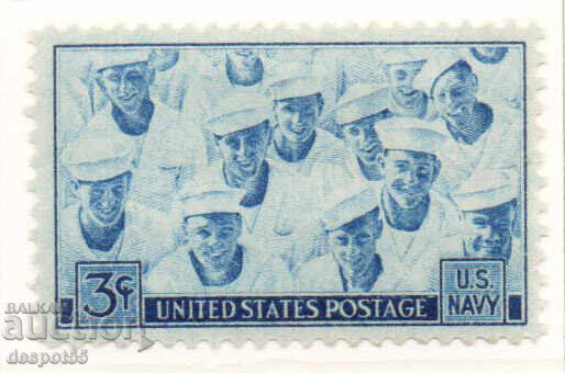1945. USA. World War II - US Navy
