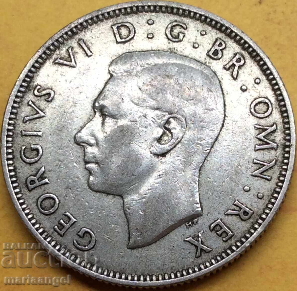 2 σελίνια 1939 Ηνωμένο Βασίλειο 11,23γρ ασήμι - 6