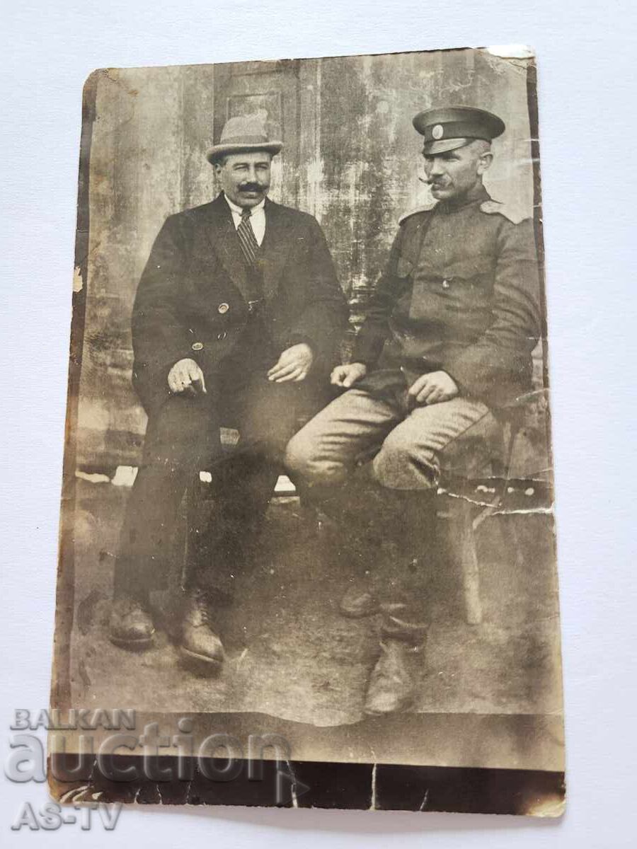 Carte poștală veche frați Carte poștală veche frați