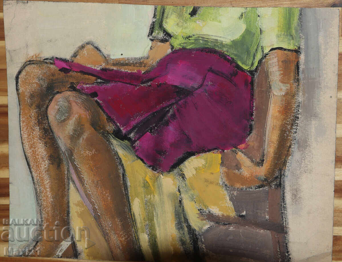 Gouache painting, scenography, interior - 6 Gouache painting, scenography, interior - 6