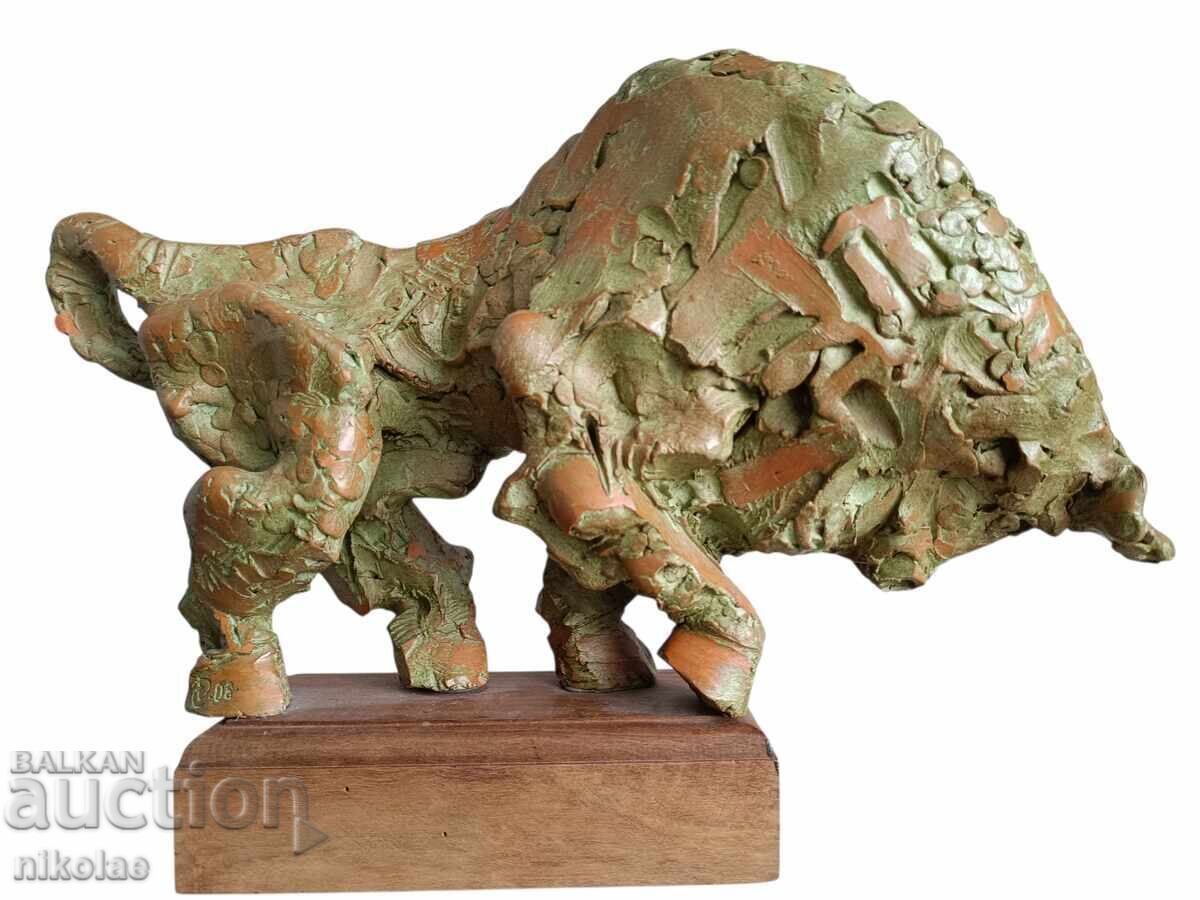 Δημοπρασία Γλυπτό "Ταύρος" - δημιουργός Σπας Ντότσεφ Δημοπρασία Γλυπτό "Ταύρος" - δημιουργός Σπας Ντότσεφ