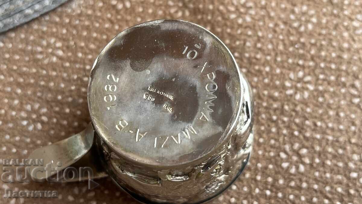 Ceașcă de argint cu scene antice - 6 Ceașcă de argint cu scene antice - 6