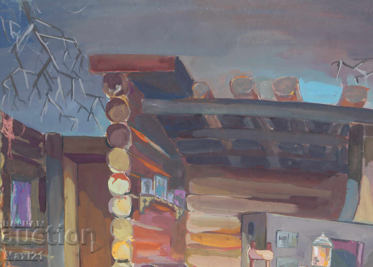 Livrarea Tablou guaș scenografie decor