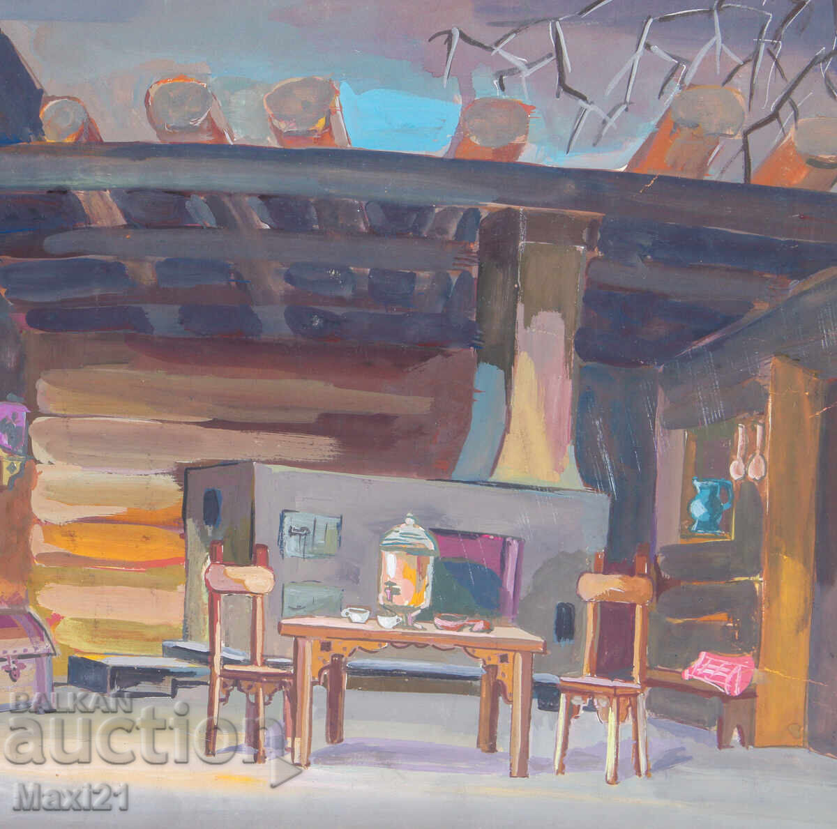 Tablou guaș scenografie decor - 5