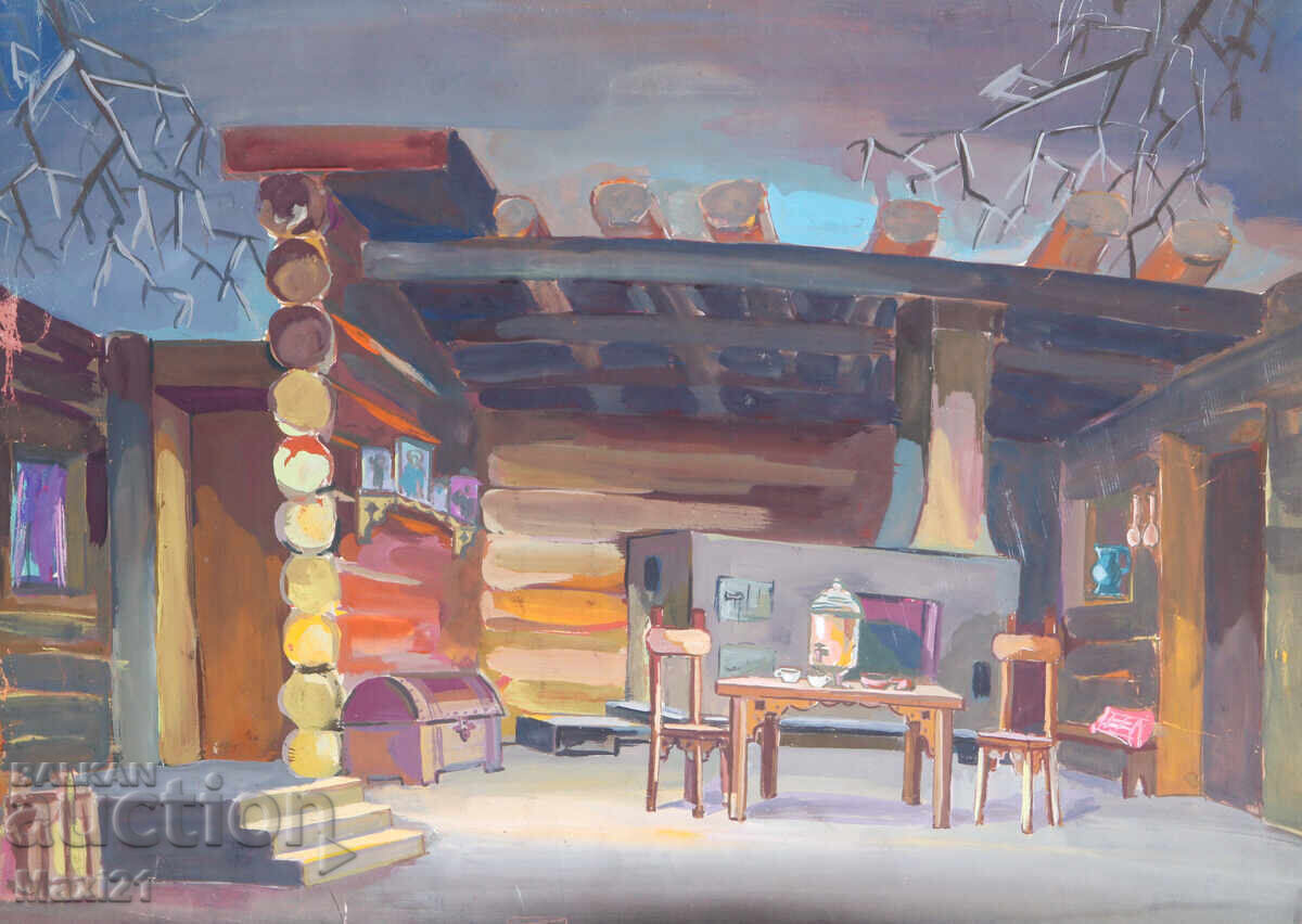 Tablou guaș scenografie decor