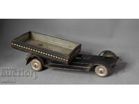 Jucărie veche germană din tablă, model camion