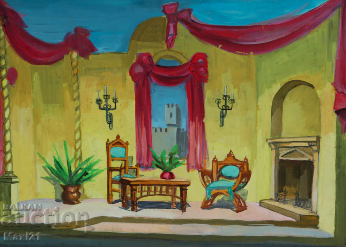 Έργο τέχνης γκουάς σκηνογραφία - 5