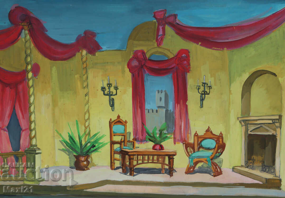 Έργο τέχνης γκουάς σκηνογραφία - 6