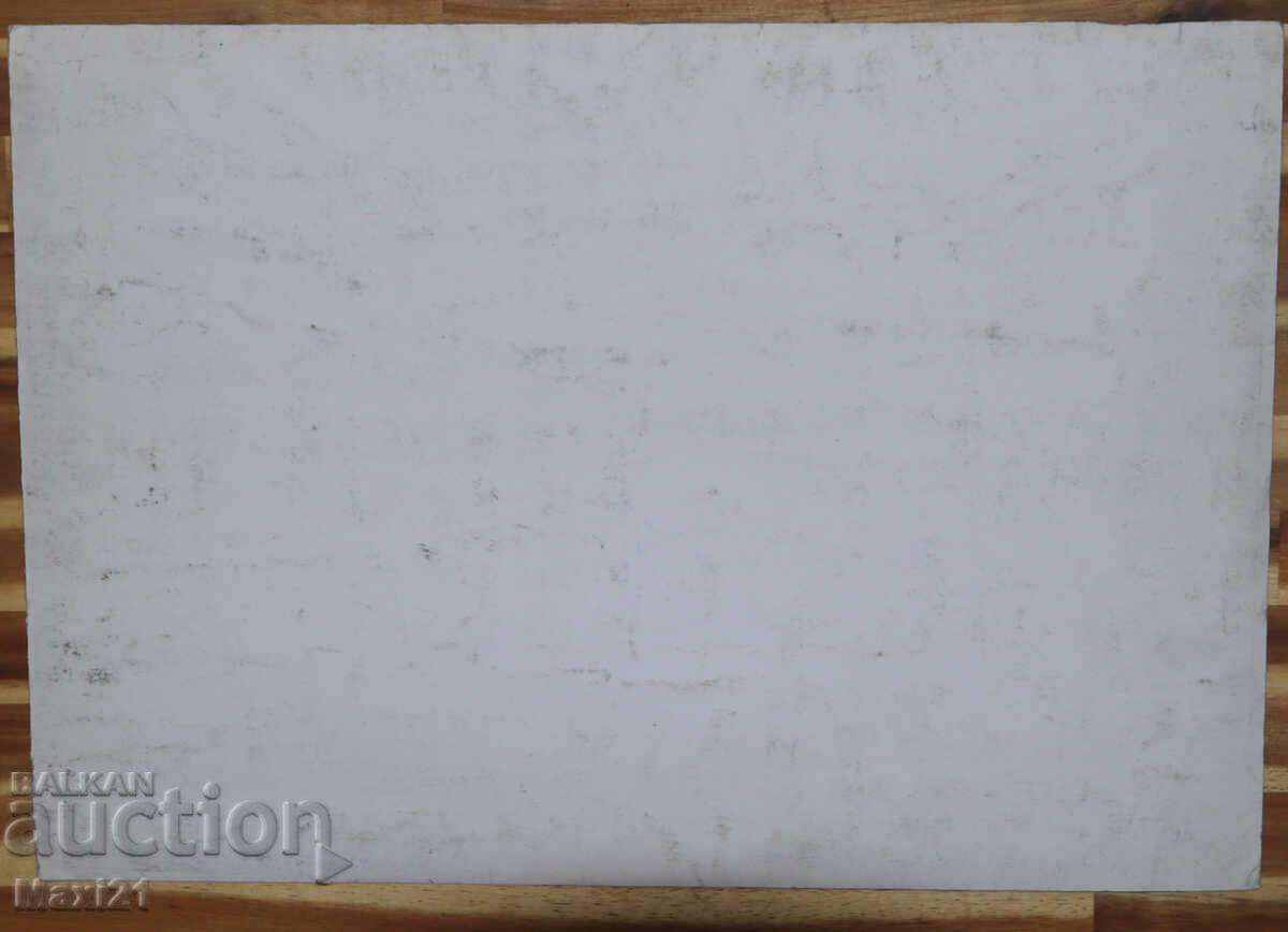 Картина гваш сценичен интериор - 6