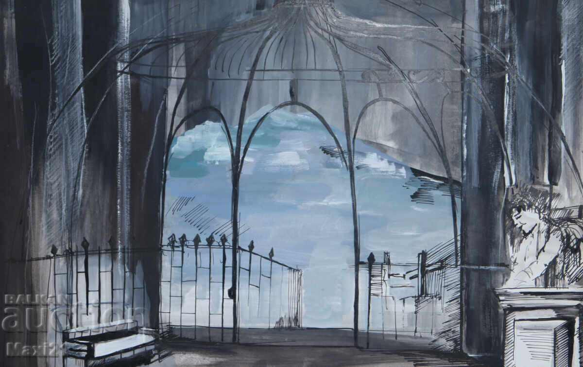 Παράδοση Γκουάς ζωγραφική σκηνογραφία διακόσμηση