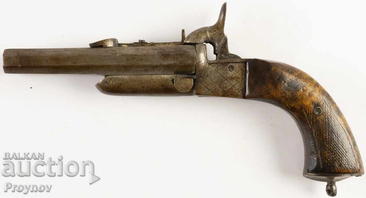 Διπλόκαννο πιστόλι 18ου αιώνα - λειτουργικό με τιμή 860.00 BGN | € 439.71