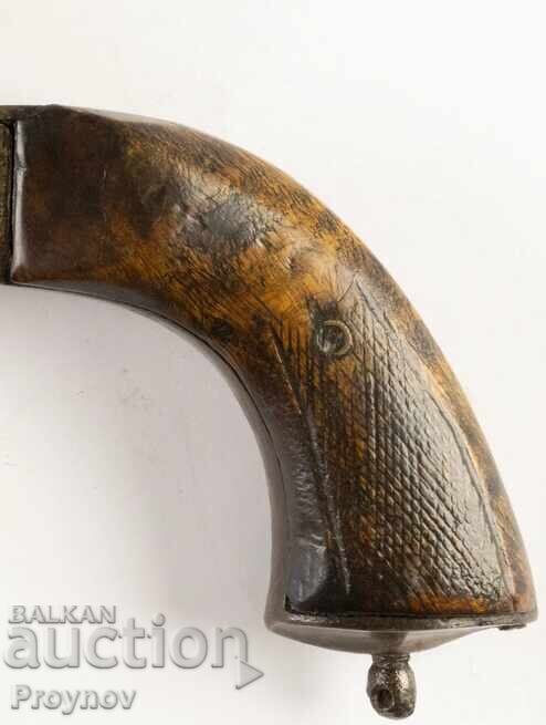 Διπλόκαννο πιστόλι 18ου αιώνα - λειτουργικό - 5