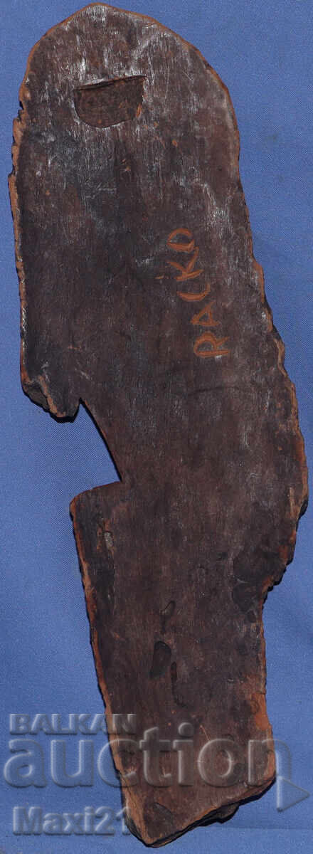 Hand-carved wooden figurine, wall decoration - 6 Hand-carved wooden figurine, wall decoration - 6